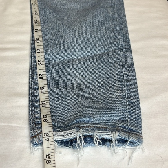 American Eagle stretch, high waist, distressed jeans, size 6 New - Picture 11 of 11